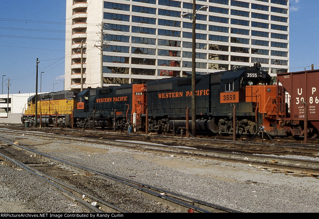 UP 3703 with WP in Las Vegas